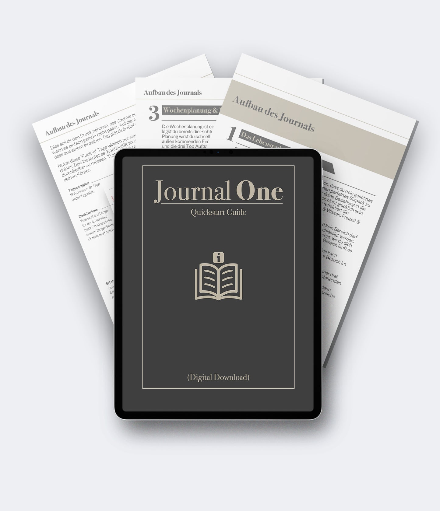 Erfolgsjournal Journal One Anleitung Quick Start Guide